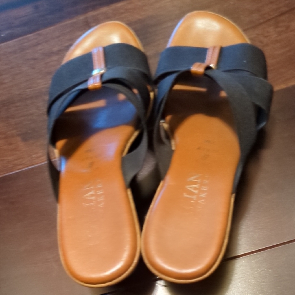 Italian Shoemaker Black Wedges